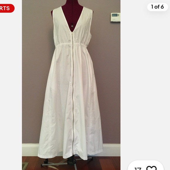 Zara Zip Up V Neck Dress - Picture 6 of 13